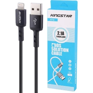 کابل تبدیل USB به لایتنینگ کینگ استار مدل k72i طول 1.1 متر